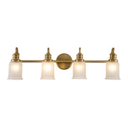 Applique bagno Swell ottone 4 luci G9 LED IP44 Quoizel