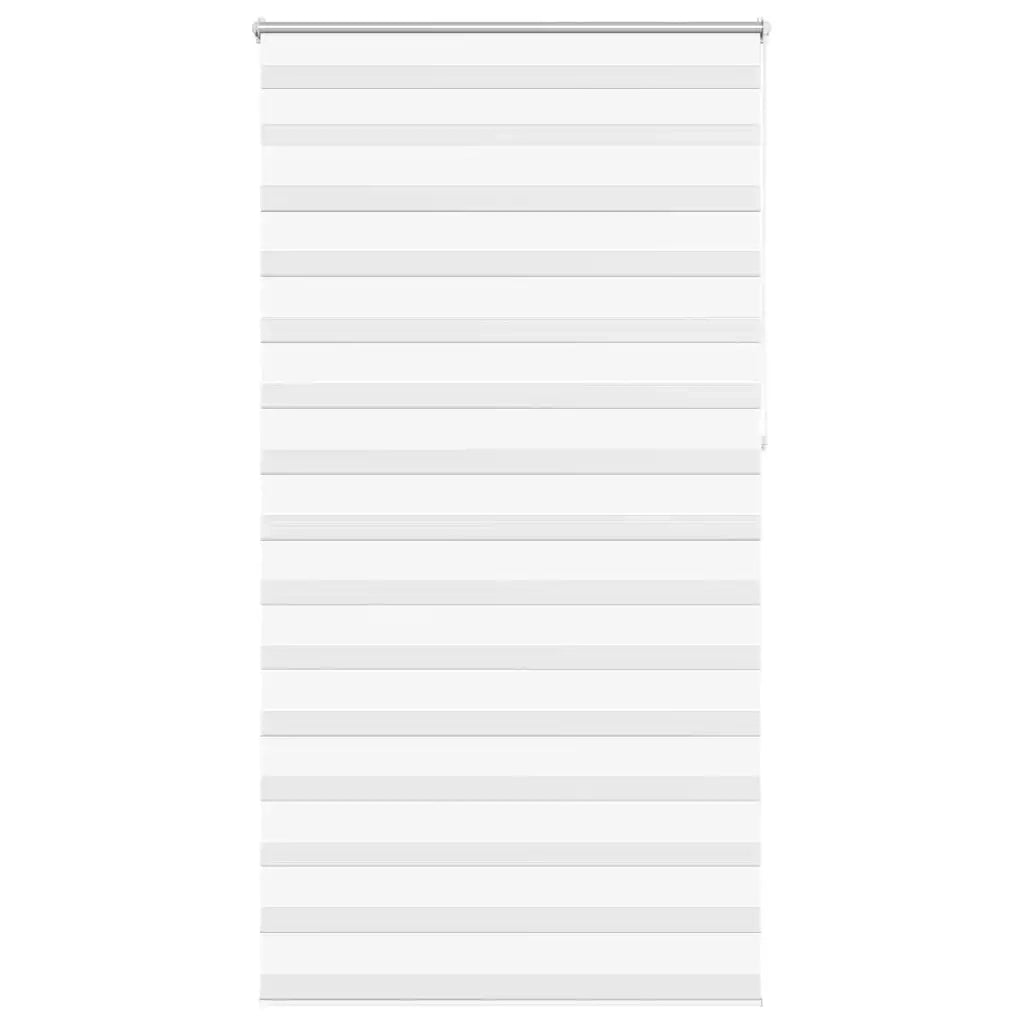 Tenda a rullo zebra-Tenda avvolgibile 120,9x230 cm Larghezza tessuto 116,7 cm bianco