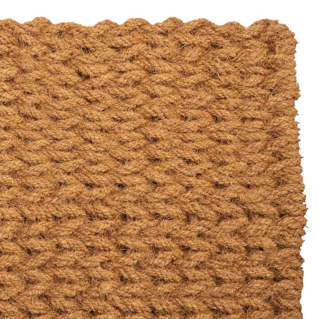 Zerbino corda di cocco marrone 120x60x3