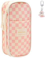 Etui Grande Penna - Disegno di Rosa - 4 Cassettoni - Custodia Pratica - Raffreddabile - Incluso Appoggio per Chiavi