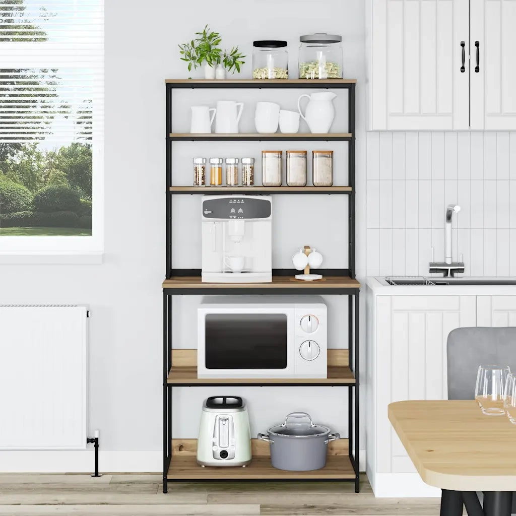 Mensola da cucina Rovere artigianale 80 x 40 x 168 cm 883891
