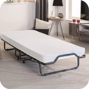 Letto da campeggio pieghevole 80 x 200 cm - Incluso materasso spesso e copriletto protettivo