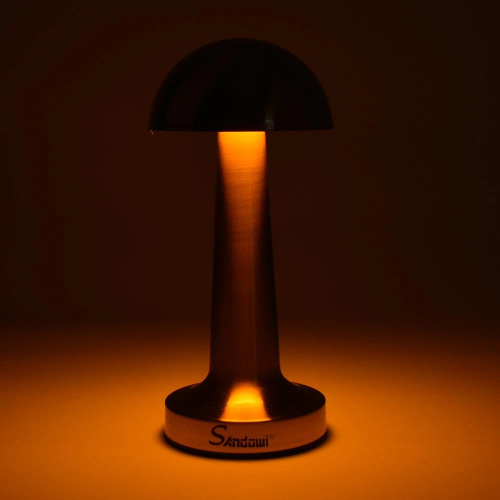 Trade Shop - Lampada Da Tavolo Decorativa Led A Fungo Luce Bianca 3 Intensità Di Luce Q-tl142 -