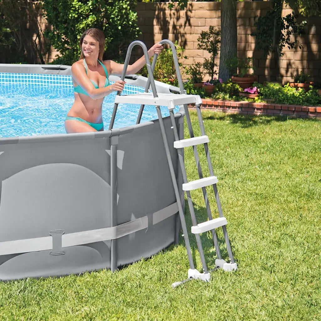 INTEX Scaletta di Sicurezza per Piscine a 4 Gradini 122 cm 92561
