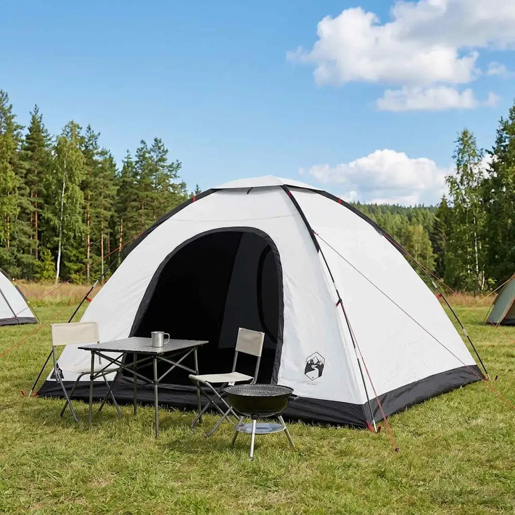 Tenda da campeggio con tetto Bianco Blackout 335 x 275 x 180 cm 42028641