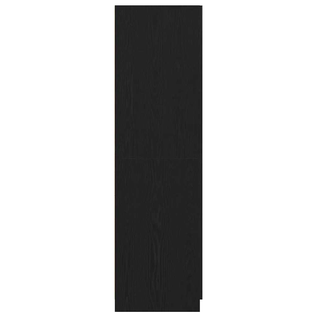 Guardaroba Rovere Nero 80 x 52 x 180 cm Legno multistrato CFW7937284