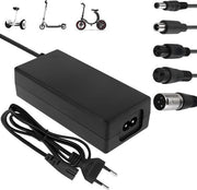 Caricatore Universale per Biciclette Elettriche - 36V/42V 2A - Caricatore con 5 Connettori per Batterie - Caricabatterie per Biciclette Elettriche e Scooter Hoverboard - Adatto per Xiaomi Mi M365 - 84W Massimo