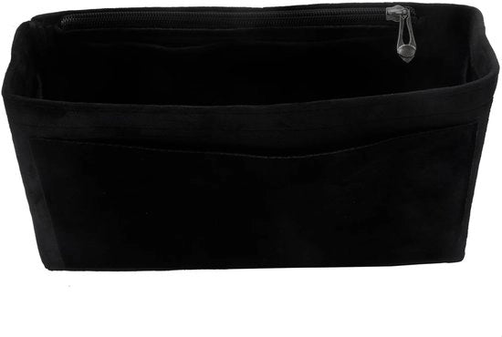 Organizzatore per Borsa in Pelle, Materiale in Pelle, morbido e non dannoso, Nero, Dimensioni M