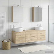 Set di mobili per il bagno 5 pcs Rovere Sonoma 3406993