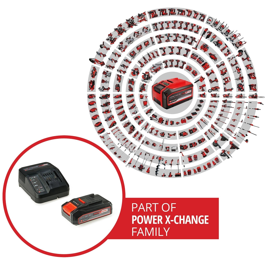 Kit Energy Caricabatteria Xchange + 1 Batteria 18 V 2,5AH Einhell