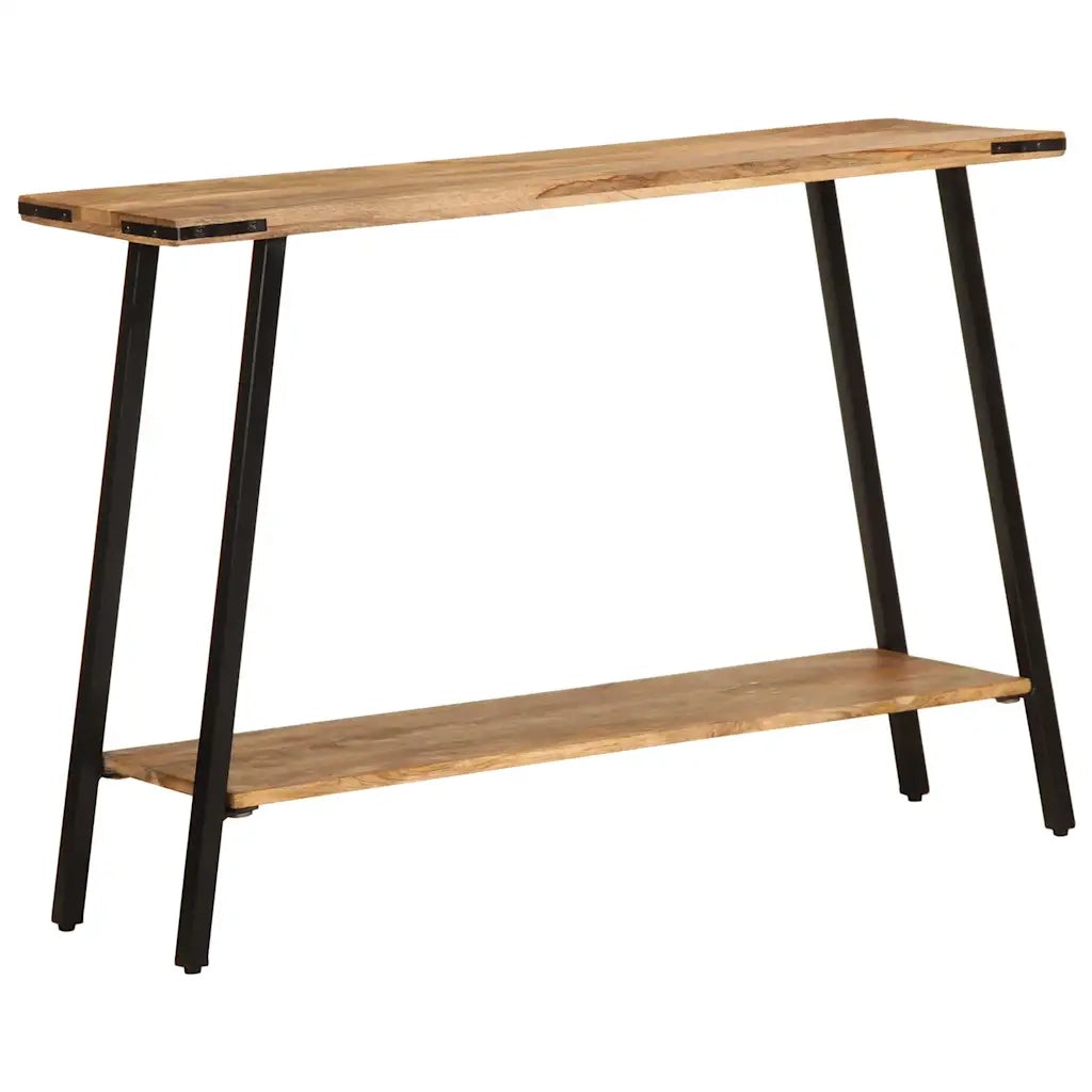 Tavolo Consolle 110x30x75 cm in Legno Massello di Mango