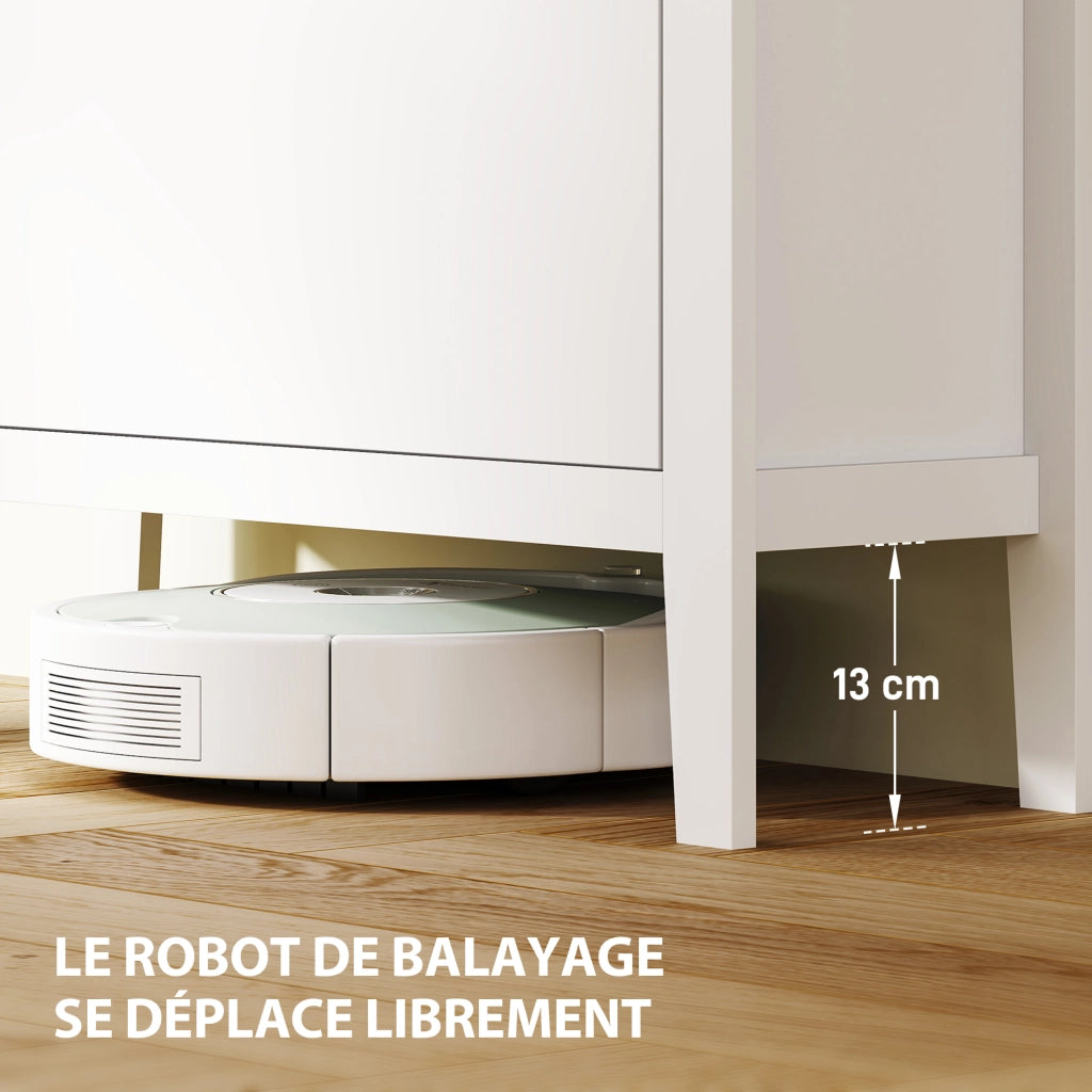 Scarpiera con 2 cassetti e ripiani regolabili ¨C Zephmum ¨C Bianco 60x30x90 cm