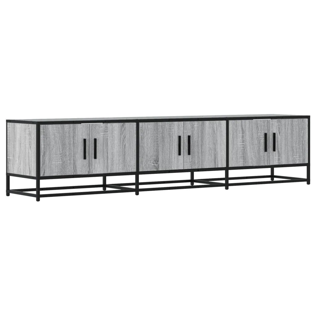 Mobile Porta TV Grigio Sonoma 180x35x41 cm in Truciolato 3300788