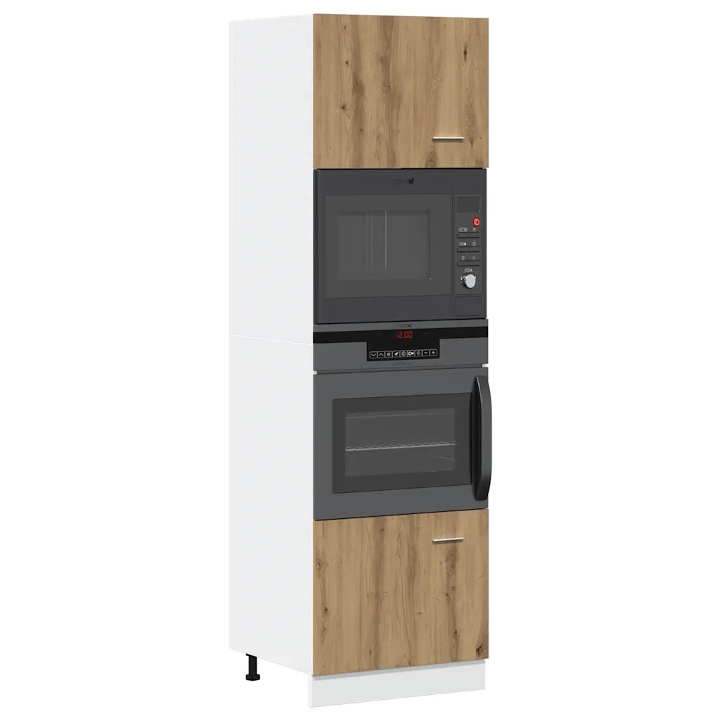 Mobile Microonde Â“LyonÂ” Rovere Artigianale 60x57x207 cm