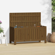 Contenitore da Giardino Ambra 108x42,5x54cm Legno Massello Pino 823832