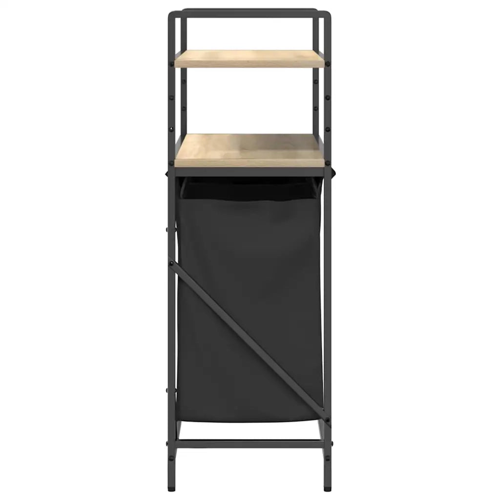Cesto Portabiancheria 2 Scomparti con Ripiani Rovere Sonoma CFW6822548