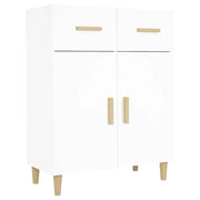 Credenza | Madia | Buffet da pranzo | Armadio da pranzo Bianca 69,5x34x89 cm in Legno Multistrato