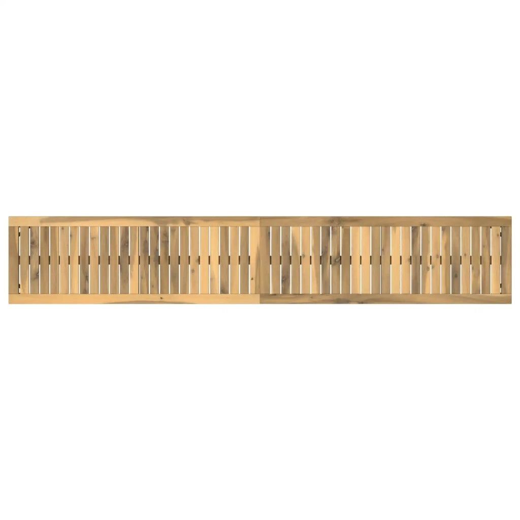 Panchina da giardino 201 x 35 x 45 cm Legno di Acacia Massello 901752