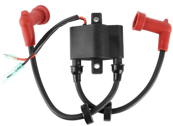Bobina Motorettore Esterno 9.9-40cv - 2-tempo/4-tempo - Gomma/ABS di Alta Qualità - Duraturo/Reliabile - 100% Prodotto Sotto Controllo di Fabbrica - Efficienza di Combustione Migliorata