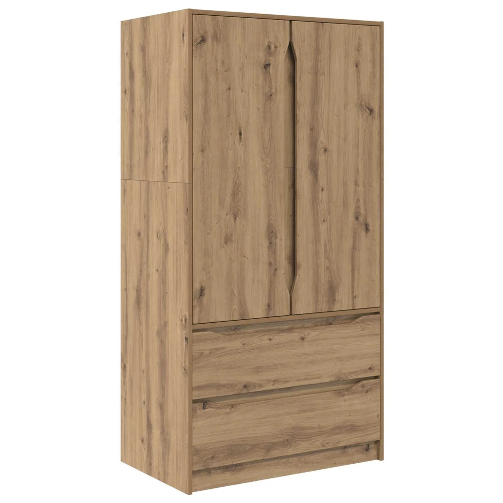 Guardaroba con cassetto Rovere Artigianale 79,5 x 49 x 156 cm 3406254