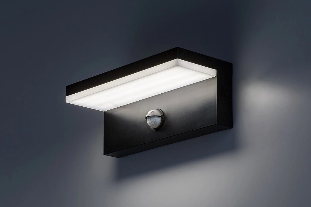 Applique esterna Rabalux Zaragoza 9W LED PIR CCT IP54