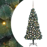 Albero di Natale | Decorazioni natalizie artificiale preilluminato con set di palline