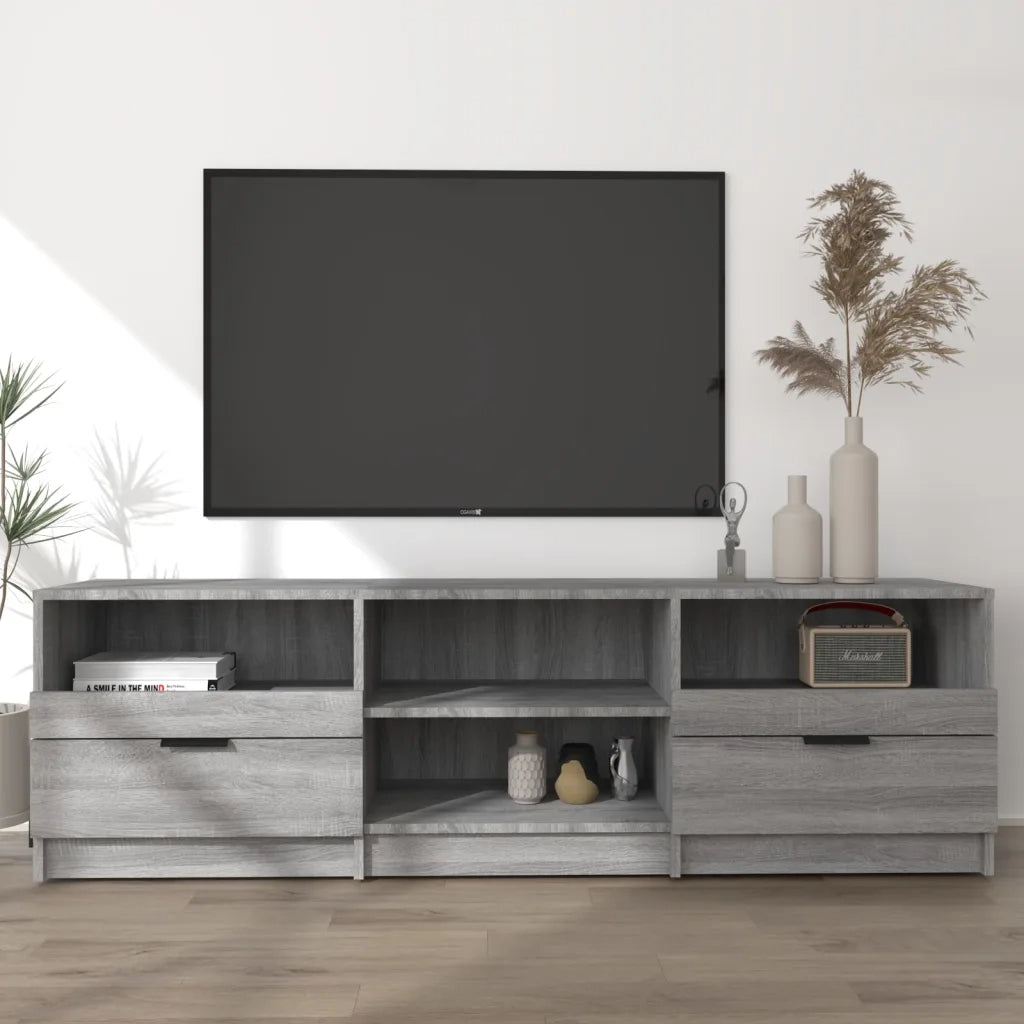 Mobile TV | Armadietto TV | Mobile Porta TV Grigio Sonoma 150x33,5x45 cm in Legno Ingegnerizzato