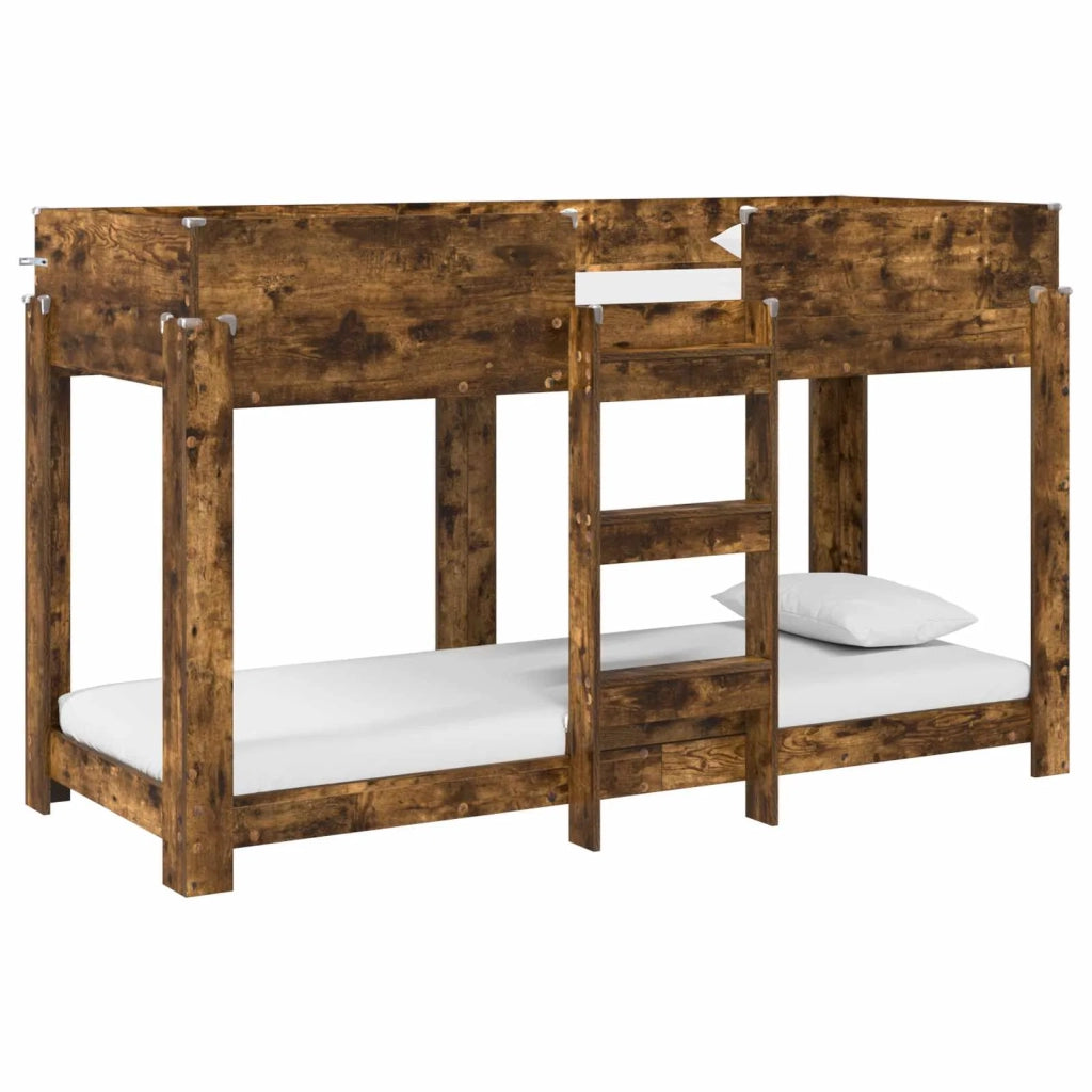 Letto a Castello per Bambini Rovere fumé 75 x 190 cm 3410543