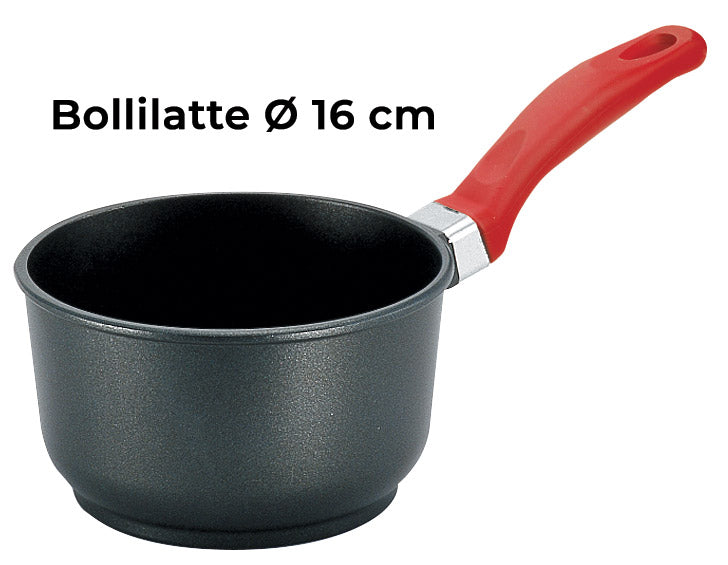 Batteria di Pentole 7 Pezzi in Alluminio Pressofuso Antiaderente Olympia Love