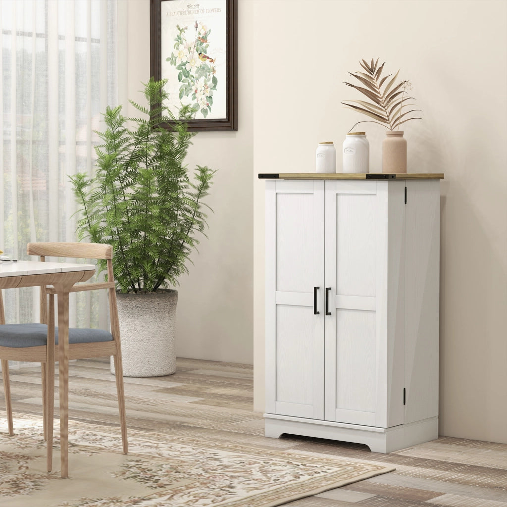 Armadio dispensa con ante ¨C zephmum ¨C crema 60x40x104 cm