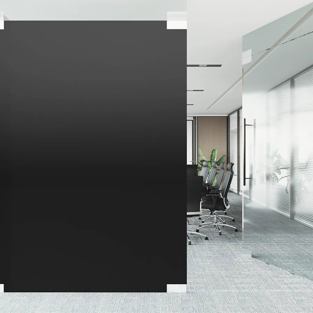 Pellicole per Vetri Statiche Smerigliate Nere 5pz in PVC 3208956