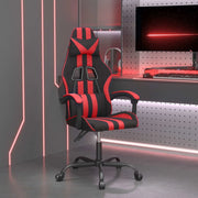 Sedia da Gaming Nera e Rossa in Similpelle cod mxl 63454