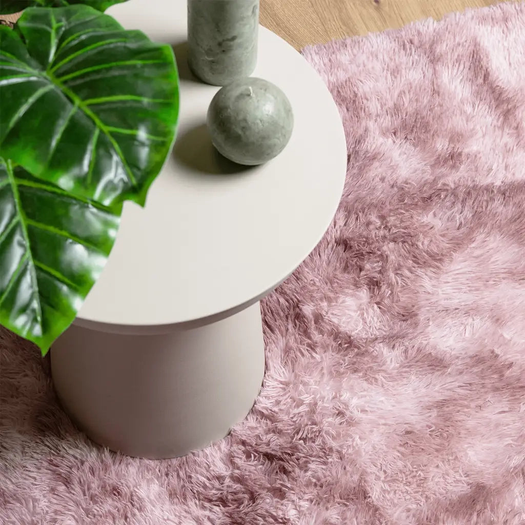 Tappeto Shaggy a Pelo Lungo NAVARRA Rosa Antico 120x170cm 4102825