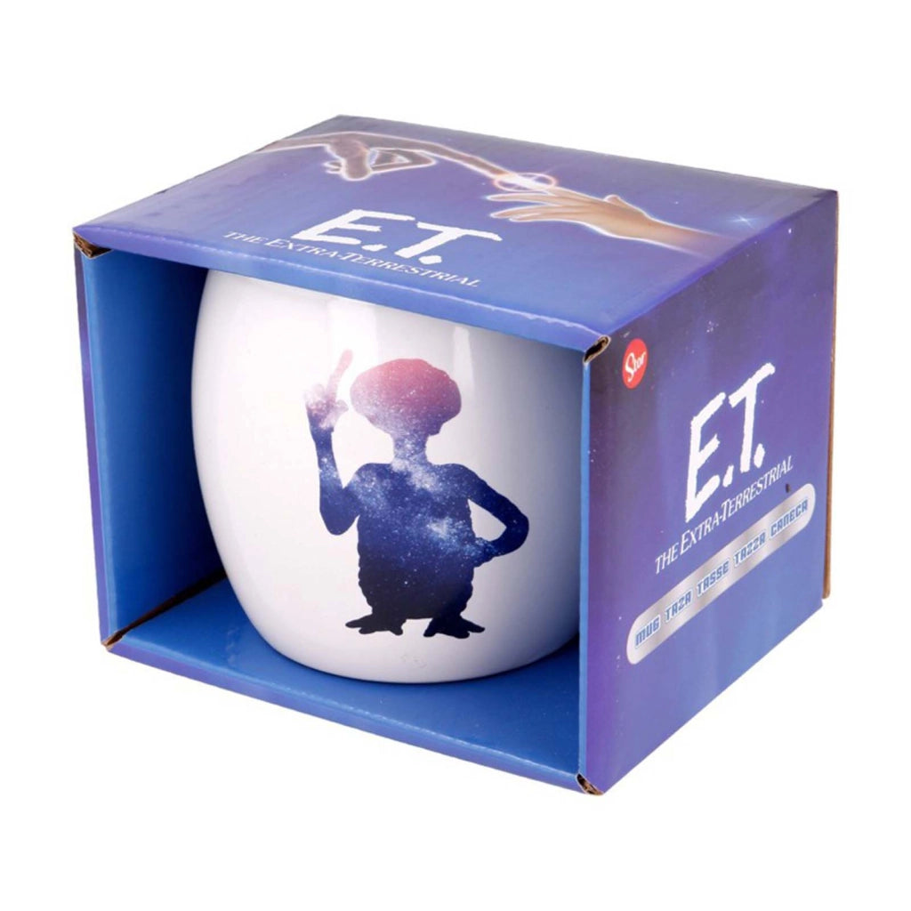 Tazza in Ceramica da 380ml con Confezione Regalo Extraterrestre Galattica Bianco E.T.