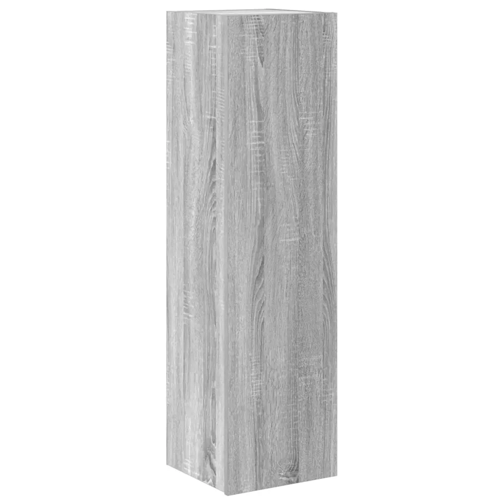 Set Mobili Porta TV 3 pz Grigio Sonoma in Legno Multistrato
