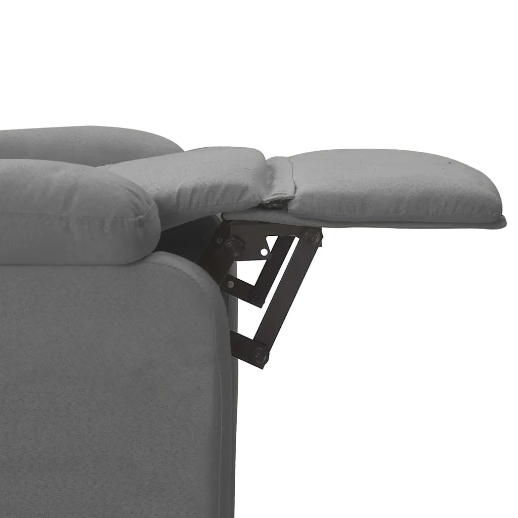 Poltrona Reclinabile in Tessuto Grigio Scuro 342701