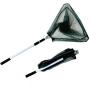 Trade Shop - Rete Da Pesca Pieghevole Con Manico Telescopico In Allumino Estensibile Guardino -