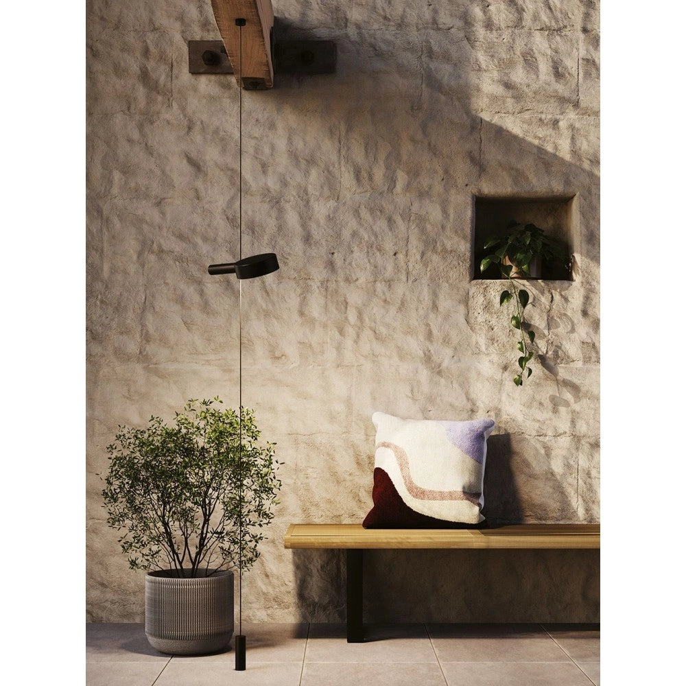 Zafferano Super O Lampada a led sospesa Bianca ricaricabile e dimmerabile - 1 Modulo Luce
