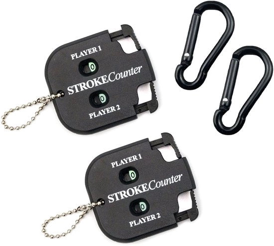 Contatore Punteggi Golf - per 2 giocatori - con chiodi a V - indicatore risultati golf con chiodi a V