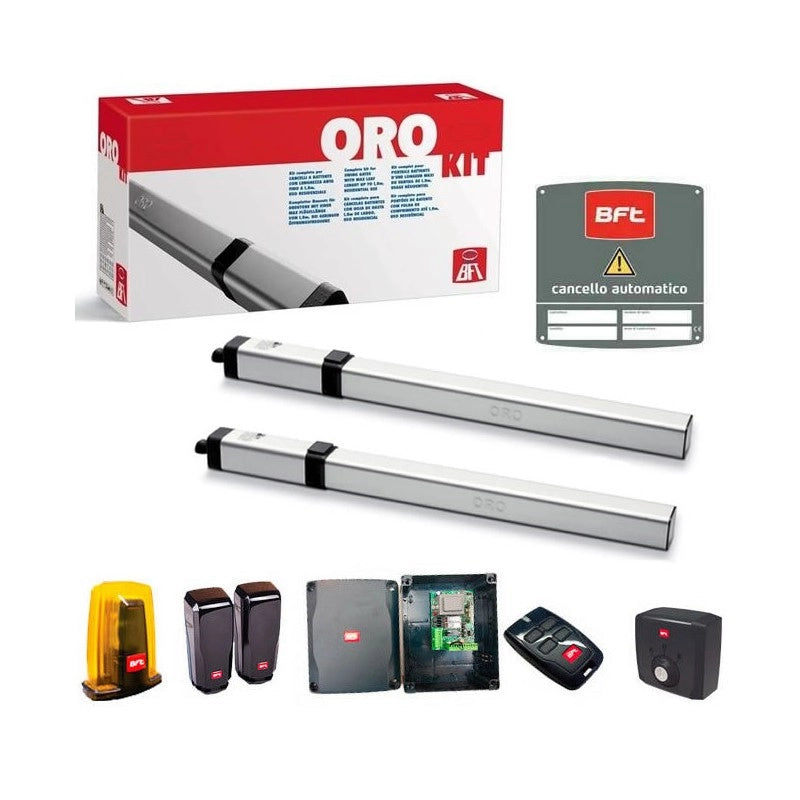 KIT AUTOMAZIONE PER ANTE A BATTENTE BFT KIT ORO R935222 00002 AUTOMATISMO