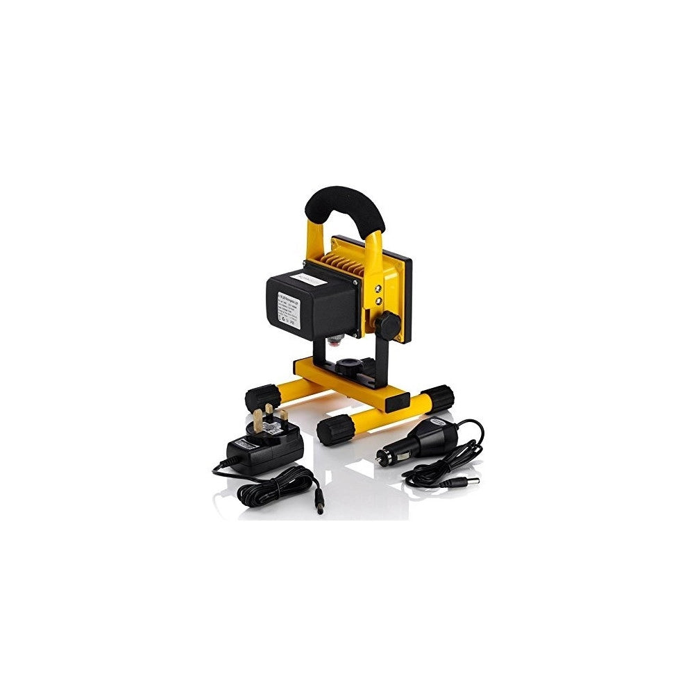 Trade Shop - Faro Ricaricabile Faretto Impermeabile Led Luce Bianca Emergenza Portatile -  30 Watt