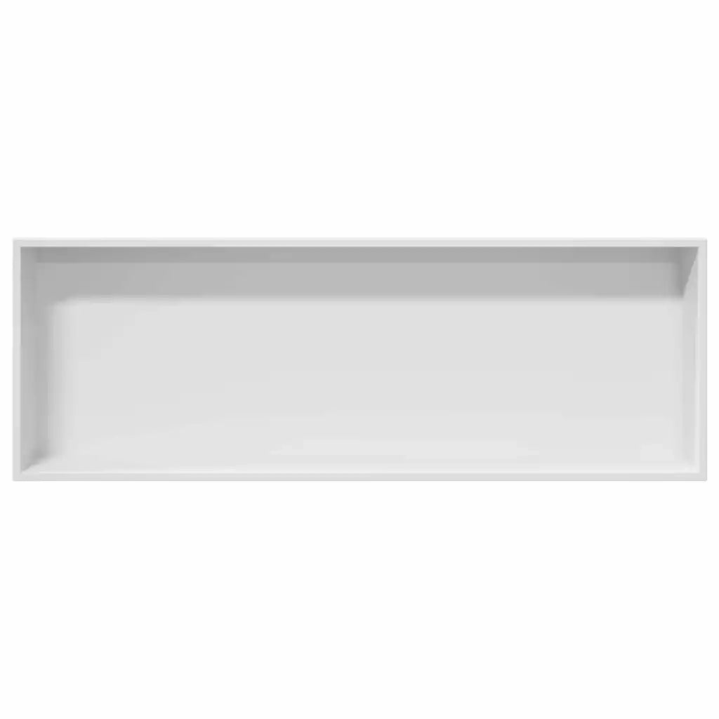 Nicchia per doccia Bianco 90 x 30 x 9,5 cm Acciaio inossidabile CFW7203704