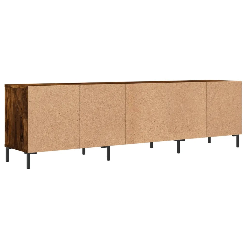 vidaXL Mobile Porta TV Rovere Fumo 150x30x44,5 cm in Legno Multistrato