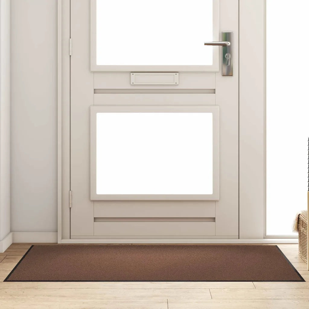Tappetino Marrone e Nero 90 x 150 cm Polipropilene e vinile 4100779