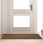 Tappetino Marrone e Nero 90 x 150 cm Polipropilene e vinile 4100779