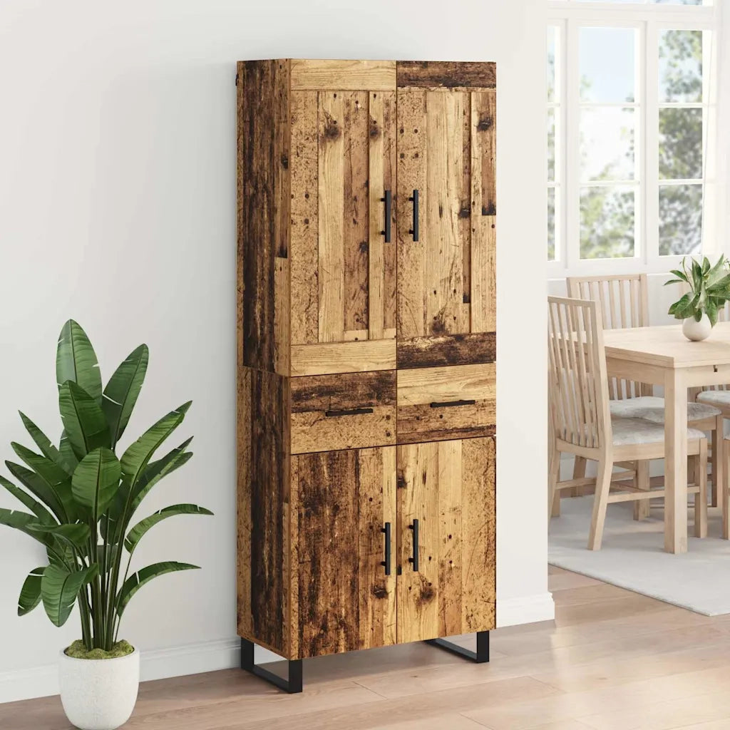 Credenza Legno vecchio 69,5 x 34 x 180 cm Legno multistrato 3415657