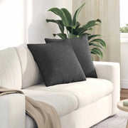 Cuscini da Divano 2 pcs Grigio scuro 50 x 50 cm