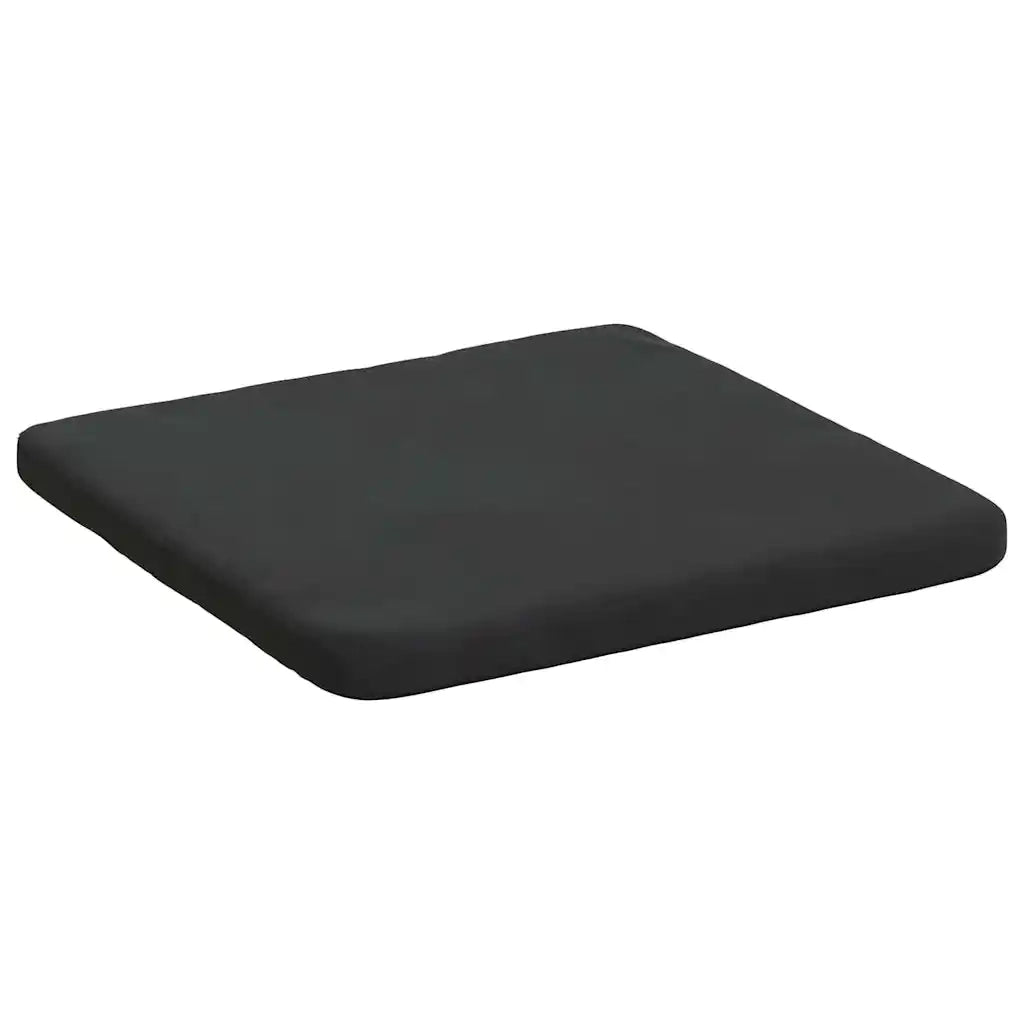 Cuscini per Seduta 4 pz | Cuscini per sedie Nero 40 x 40 x 3 cm Velluto
