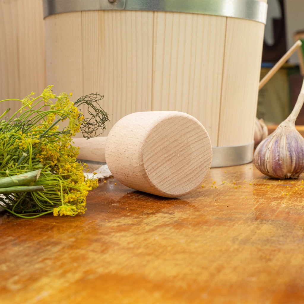 KADAX Schiaccia-crauti in legno per fermentazione, 41 cm