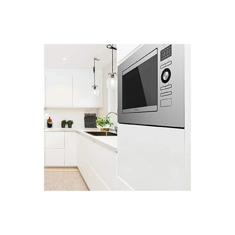 CECOTEC 01382 - Microonde a incasso GrandHeat 2090 Built-In Steel
